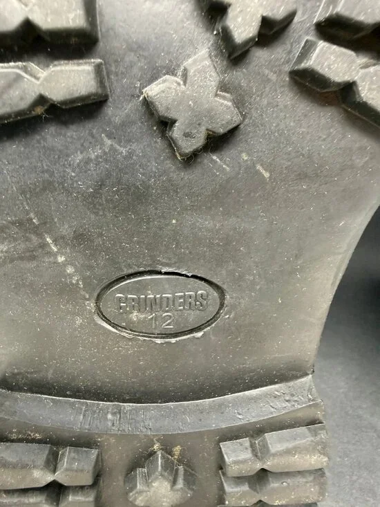Grinders Boot Black London England Mens 12 Combat Style Boots - Picture 7 of 11
